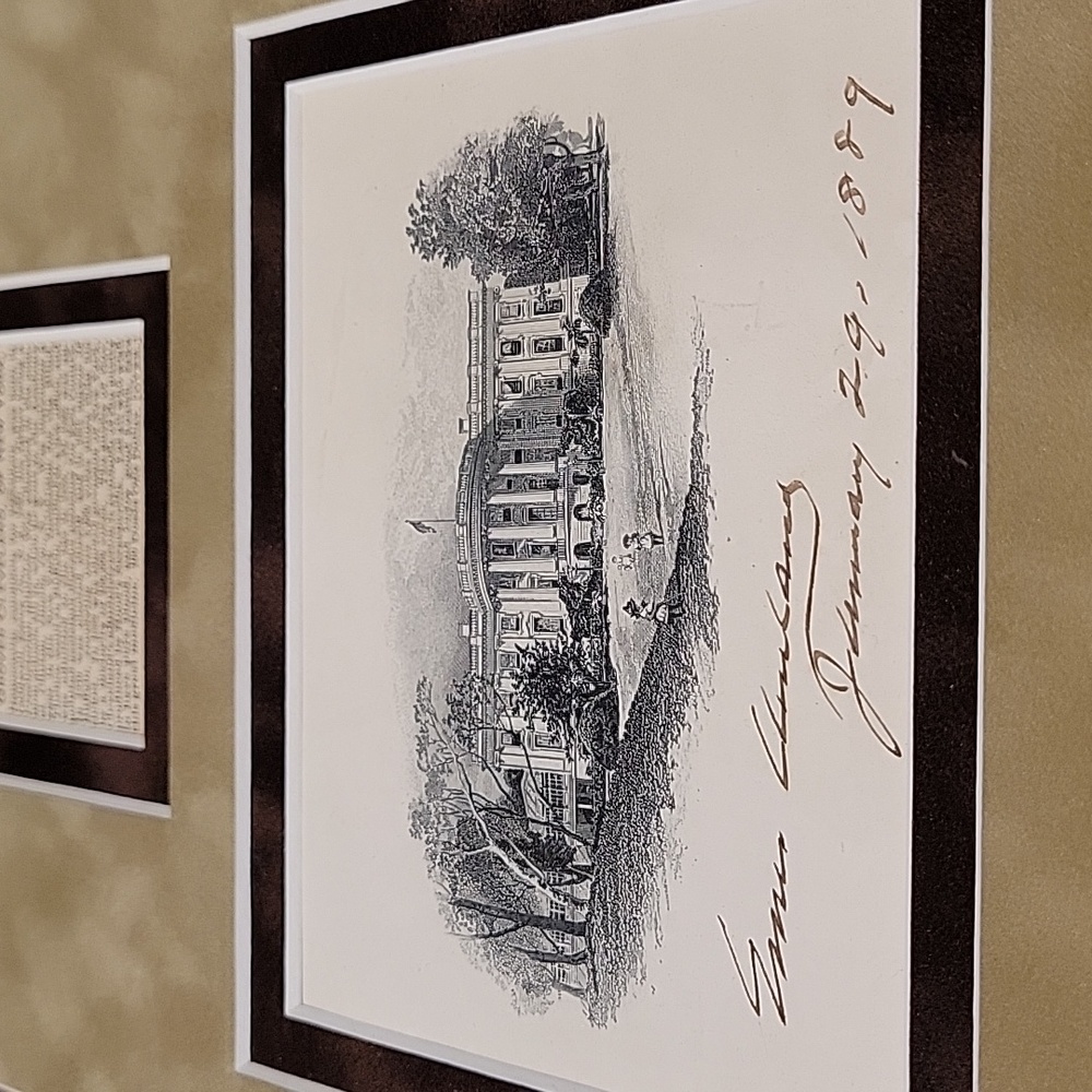 RARE!!! Authentic U.S. President Grover Cleveland 1889 White House Autog…